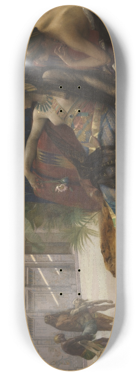 Alexandre Cabanel - Cleopatra testing poisons on condemned prisoners 8.25 inch art skate deck