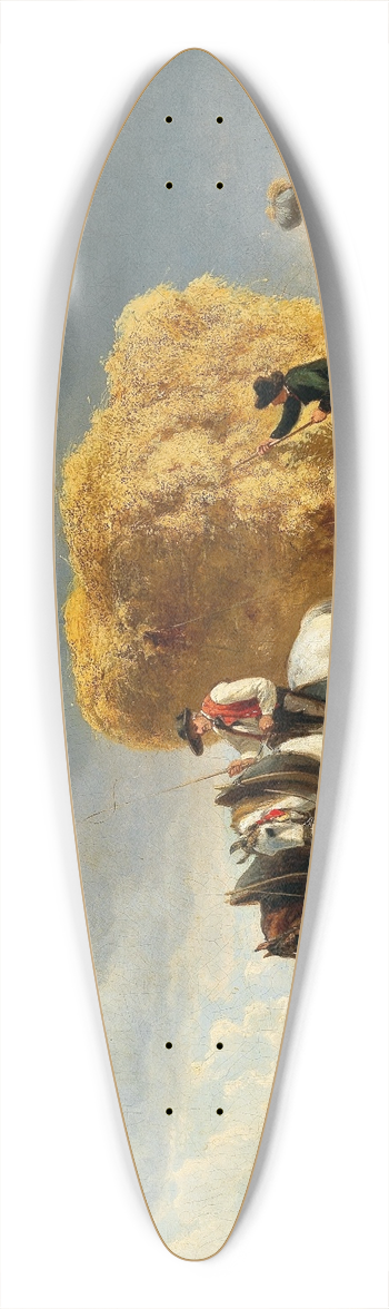 Ludwig Voltz - Haymaking 39.3 inch art pintail longboard deck