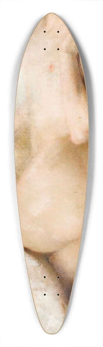 Luigi Serralunga - Reclining Nude 39.3 inch art pintail longboard deck