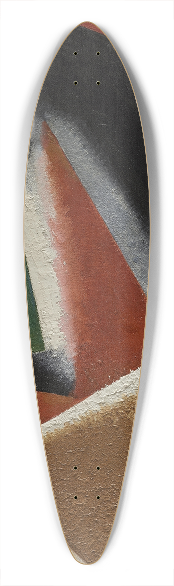 Lyubov Popova - Painterly Architectonics 39.3 inch art pintail longboard deck