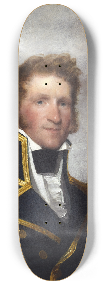 Gilbert Stuart - Commodore Thomas Macdonough 8.25 inch art skate deck