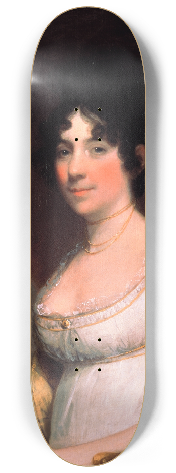 Gilbert Stuart - Dolley Payne Madison (Mrs. James Madison) 8.25 inch art skate deck