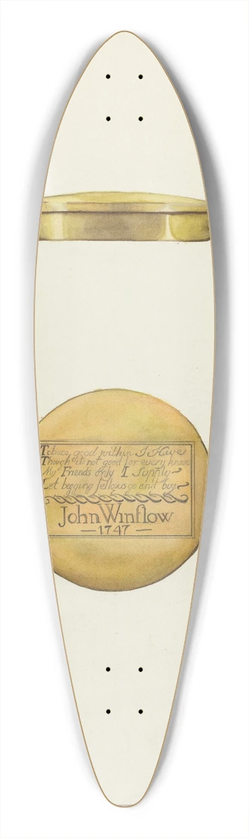 Madeline Arnold - Snuff Box 39.3 inch art pintail longboard deck