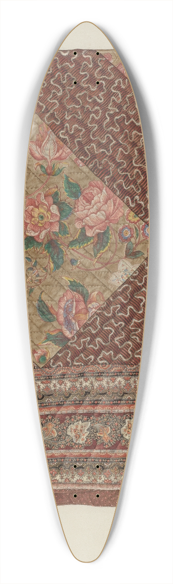 Mae A. Clarke - Applique Quilt 39.3 inch art pintail longboard deck