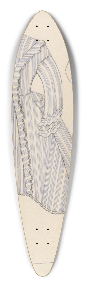 Mae Szilvasy - Wrapper 39.3 inch art pintail longboard deck