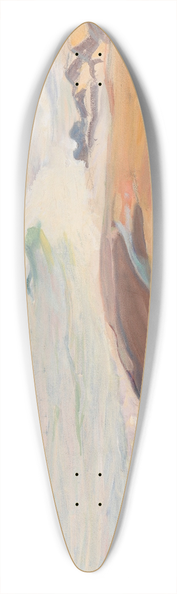 Magnus Enckell - From Suursaari Island 39.3 inch art pintail longboard deck