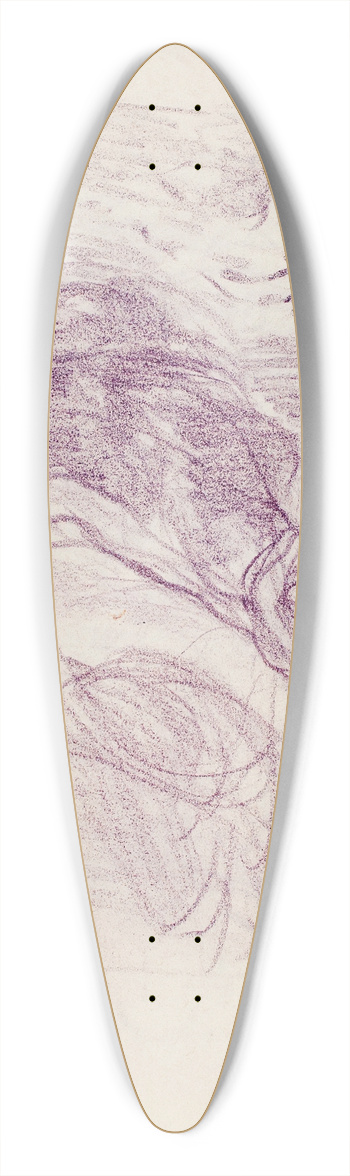 Magnus Enckell - Hahmo, luonnos 39.3 inch art pintail longboard deck