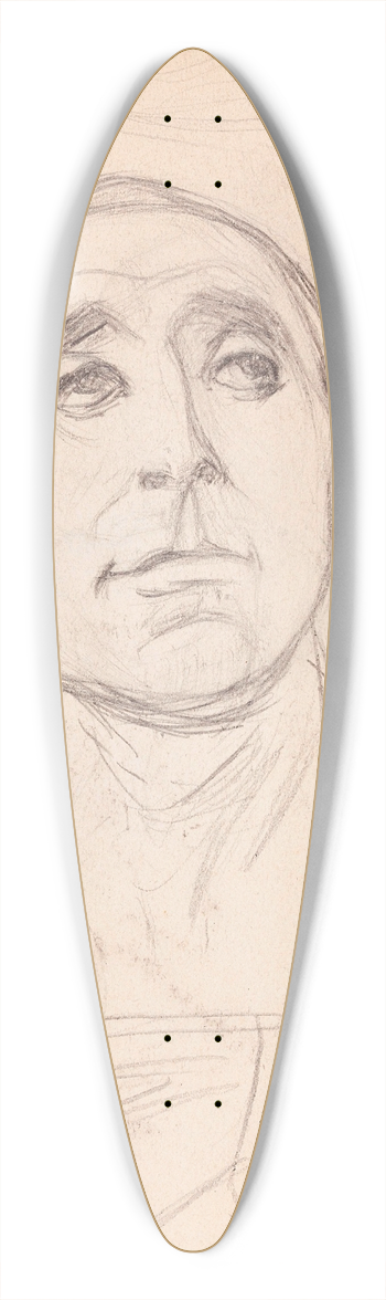 Magnus Enckell - Miehen p, luonnos 39.3 inch art pintail longboard deck