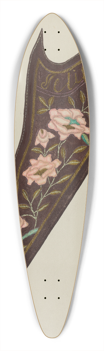 Majel G. Claflin - Gun Holster 39.3 inch art pintail longboard deck