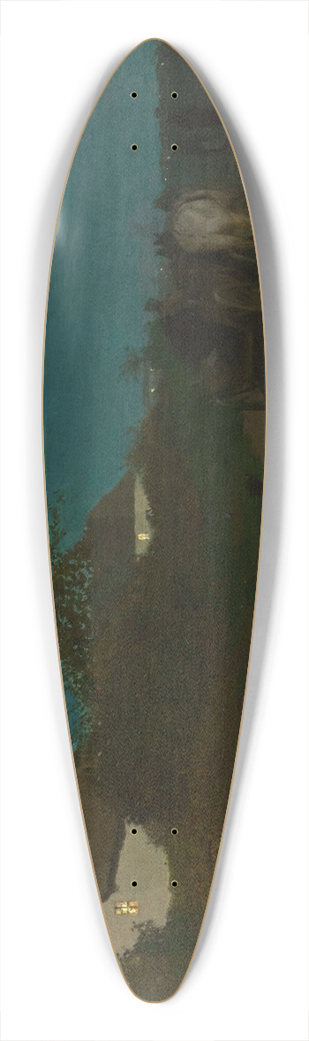 Maksymilian Gierymski - Night 39.3 inch art pintail longboard deck