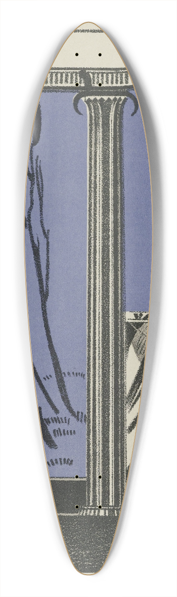 MAM - Furnishings and Interiors 39.3 inch art pintail longboard deck