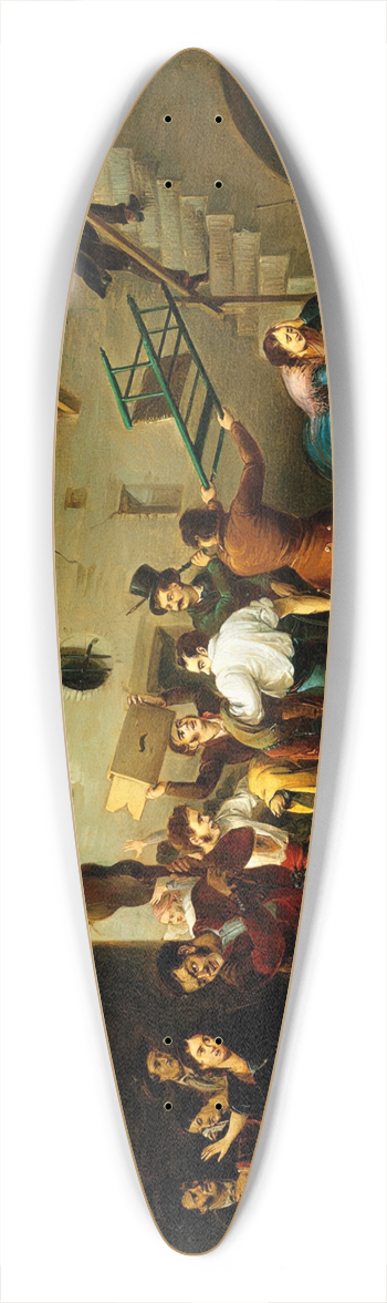 Manuel Cabral Aguado Bejarano - The Brawl 39.3 inch art pintail longboard deck