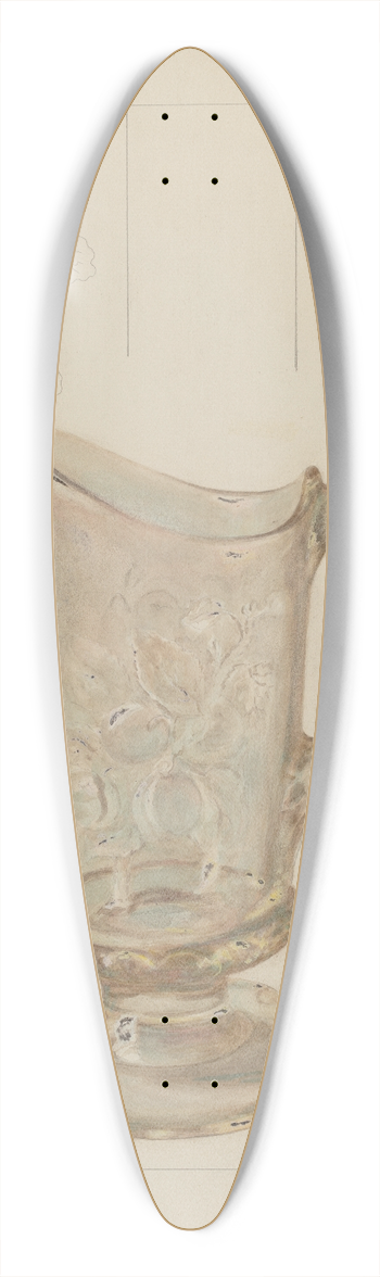 Manuel G. Runyan - Pitcher 39.3 inch art pintail longboard deck