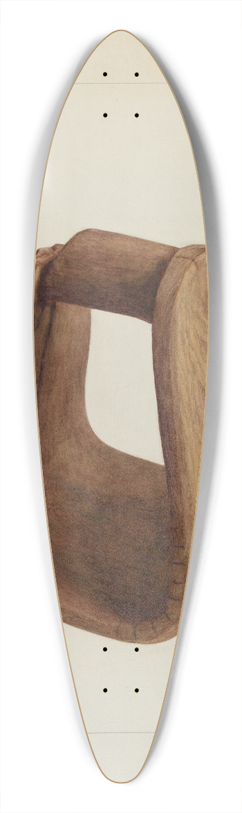 Manuel G. Runyan - Saddle Stirrup 39.3 inch art pintail longboard deck