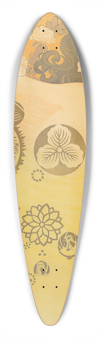 Manuel Oratzi - Thtre de Loe Fuller 39.3 inch art pintail longboard deck