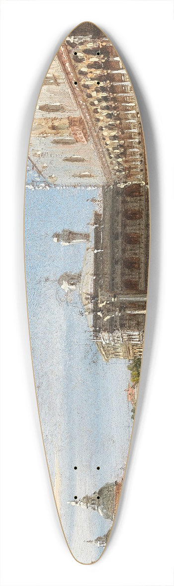 Marco Grubacs - Riva degli Schiavoni 39.3 inch art pintail longboard deck