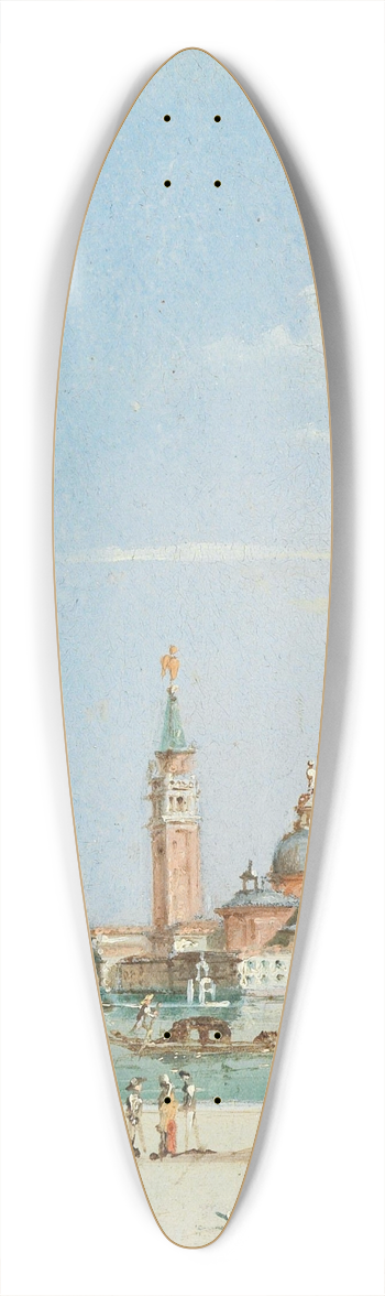 Marco Grubacs - Venedig, Blick auf San Giorgio Maggiore vom Markusplatz aus 39.3 inch art pintail longboard deck