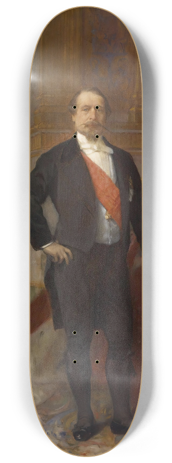 Alexandre Cabanel - Napoleon III 8.25 inch art skate deck