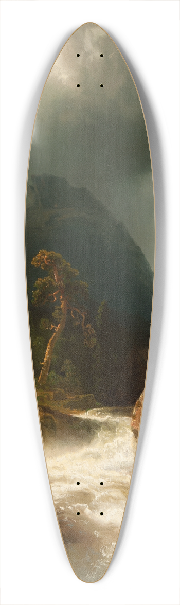 Marcus Larson - Waterfall 39.3 inch art pintail longboard deck