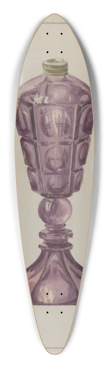 Marcus Moran - Amethyst Glass Oil Lamp 39.3 inch art pintail longboard deck