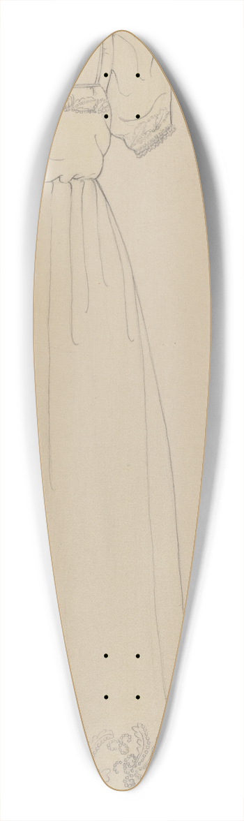 Margaret Concha - Dress 39.3 inch art pintail longboard deck