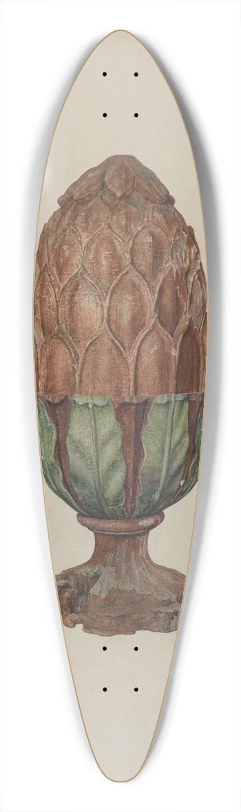 Marian Page - Finial 39.3 inch art pintail longboard deck