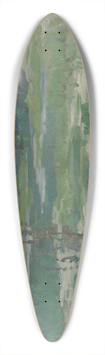 Maria Yakunchikova - Stream 39.3 inch art pintail longboard deck