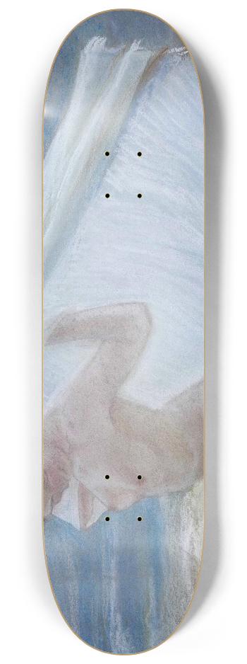 Gino Piccioni - Signora in riva al mare 8.25 inch art skate deck