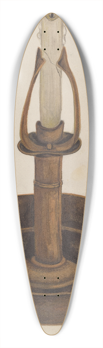 Marie Lutrell - Candlestick 39.3 inch art pintail longboard deck