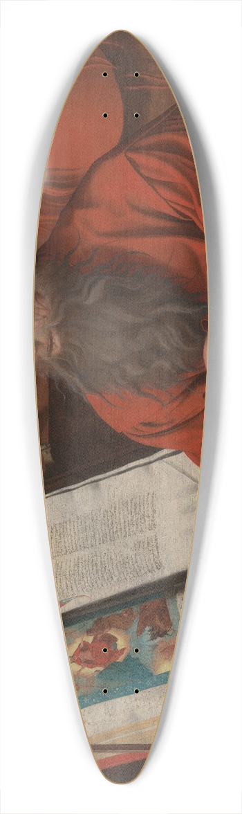 Marinus Van Reymerswale - Saint Jerome 39.3 inch art pintail longboard deck