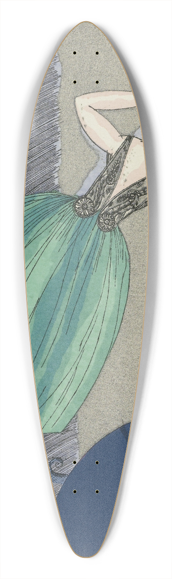 Mario Simon - Mirage ; Robe du soir, de Paul Poiret 39.3 inch art pintail longboard deck