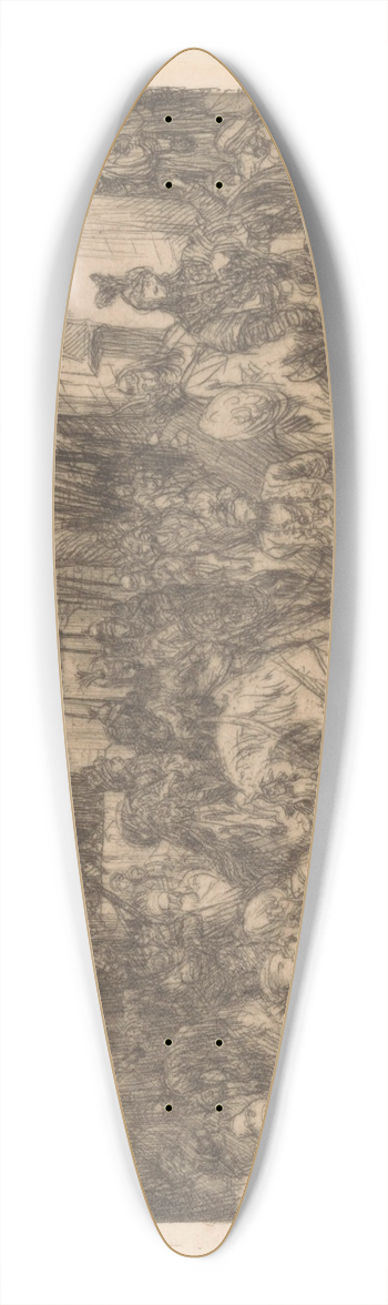 Marius Bauer - Aladin 39.3 inch art pintail longboard deck
