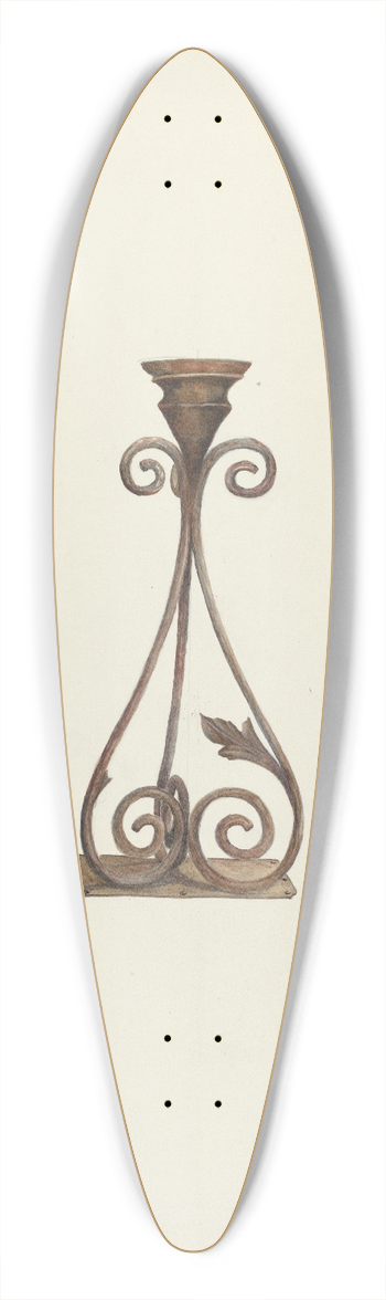 Marius Hansen - Candlesticks 39.3 inch art pintail longboard deck