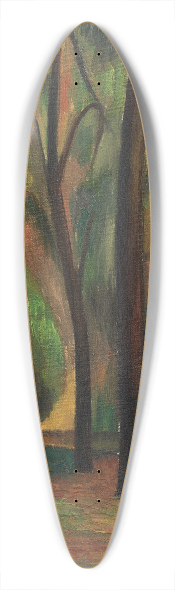 Mark Gertler - Trees at Garsington 39.3 inch art pintail longboard deck