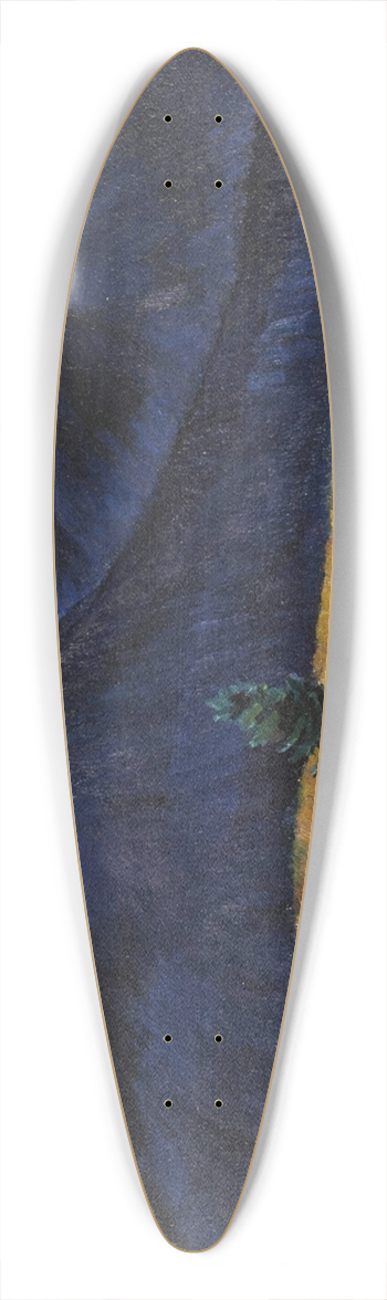 Marsden Hartley - Blue Landscape 39.3 inch art pintail longboard deck
