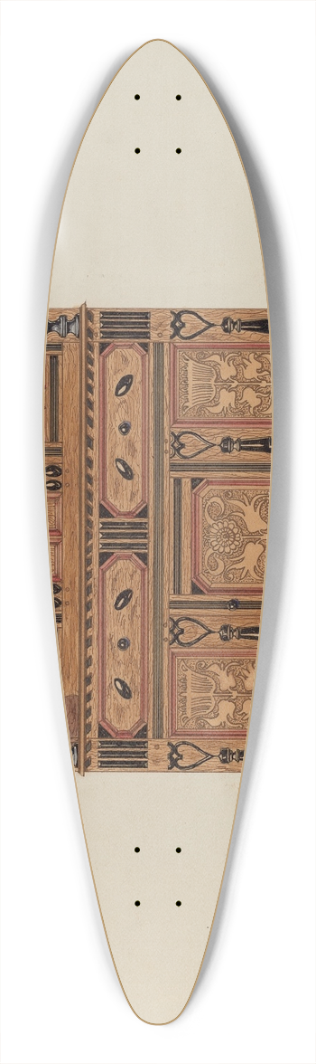 Martin Partyka - Hartford Cupboard 39.3 inch art pintail longboard deck