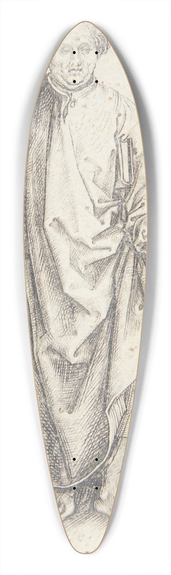 Martin Schongauer - Apostlen Filip 39.3 inch art pintail longboard deck
