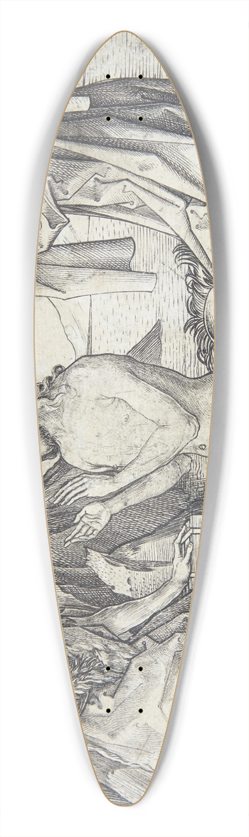 Martin Schongauer - Jesu db 39.3 inch art pintail longboard deck