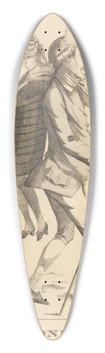 Mary Darly - The Provider 39.3 inch art pintail longboard deck
