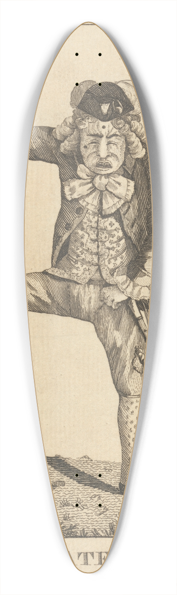 Mary Darly - The Unfortunate 39.3 inch art pintail longboard deck