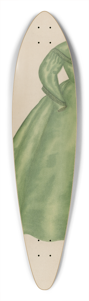 Mary Fitzgerald - Wedding Dress 39.3 inch art pintail longboard deck