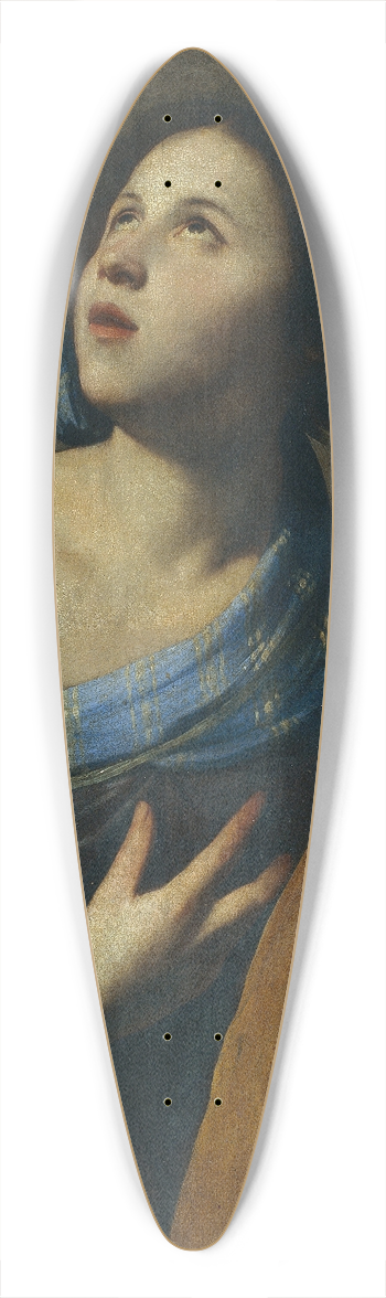 Massimo Stanzione - Saint Agnes 39.3 inch art pintail longboard deck