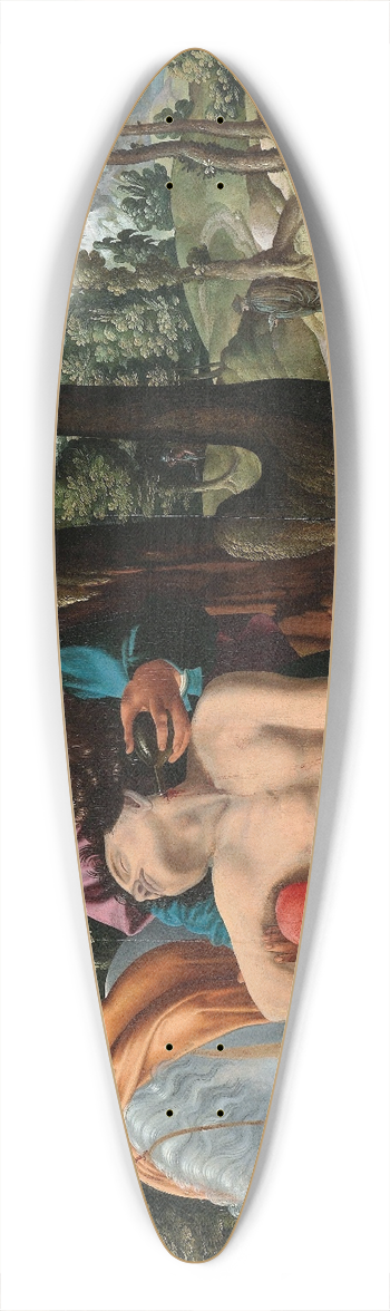 Master of the Good Samaritan - The Good Samaritan 39.3 inch art pintail longboard deck
