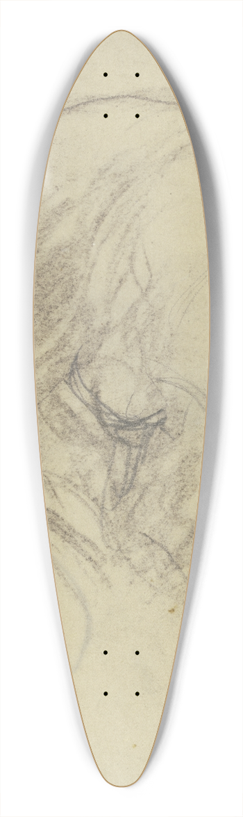 Mathilde Battenberg - Martin Buber 39.3 inch art pintail longboard deck