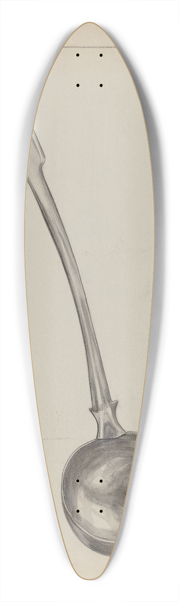 Matthew Mangiacotti - Pewter Ladle 39.3 inch art pintail longboard deck