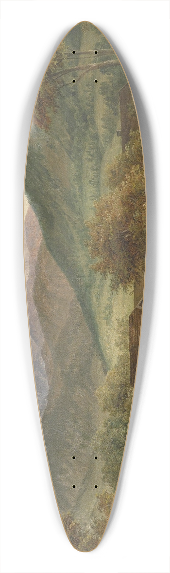 Matthias Rudolf Toma - Blick auf den Schneeberg 39.3 inch art pintail longboard deck