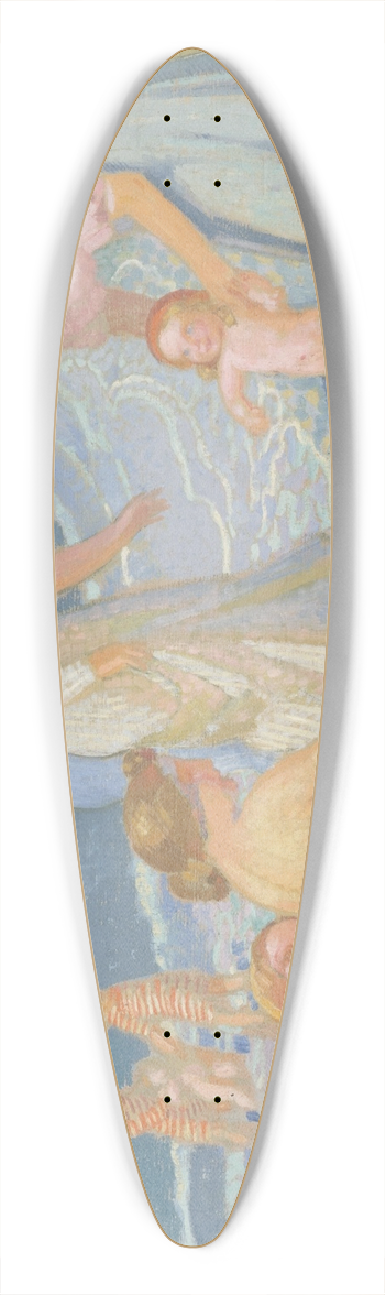 Maurice Denis - Baigneuses  Perros-Guirec 39.3 inch art pintail longboard deck