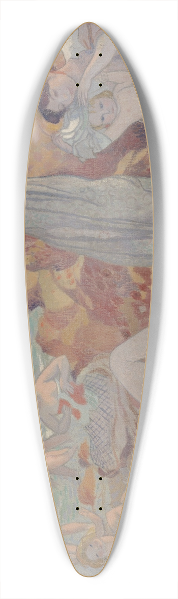 Maurice Denis - Baigneuses, plage du Pouldu 39.3 inch art pintail longboard deck