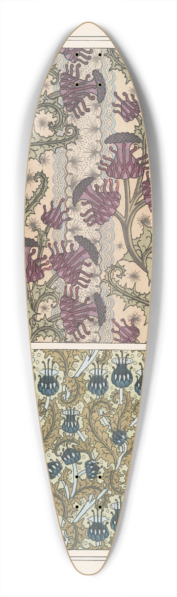 Maurice Pillard Verneuil - Chardon 2 39.3 inch art pintail longboard deck