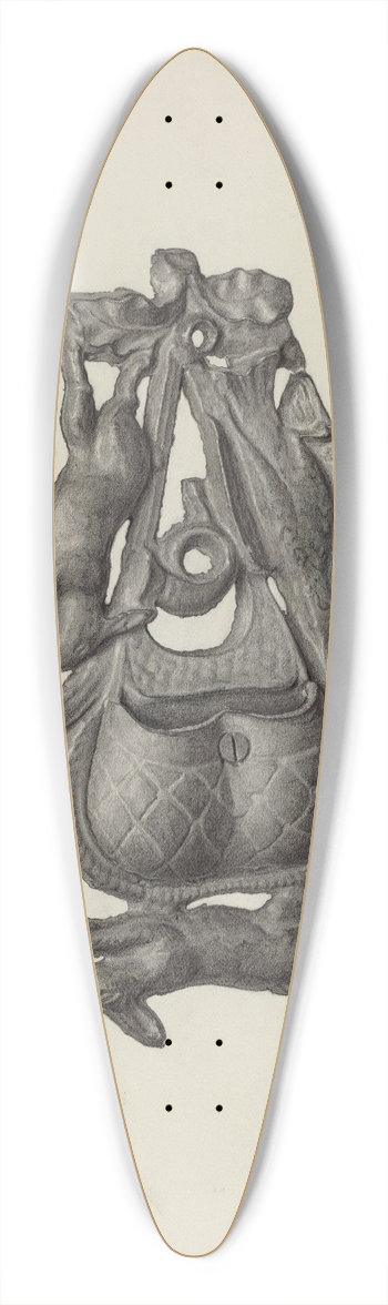 Maurice Van Felix - Match Safe 39.3 inch art pintail longboard deck